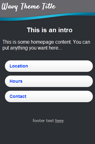 custom mobile website sublime 16